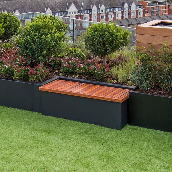 BENCH-1-STORAGE-BENCH GRP TIMBER by Europlanters STORAGE-SEAT