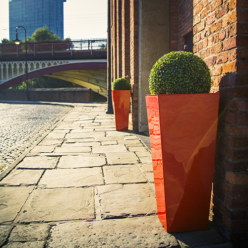 Tapered Vase Planters by Europlanters