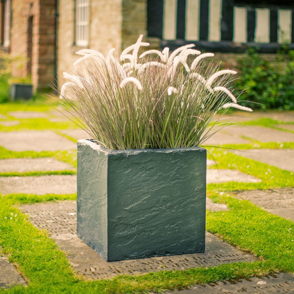 GRP Slate Look Cube by europlanters