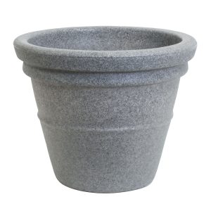 TP40 or V40 LIGHT GREY GRANITE PLASTIC PLANTER – seconds
