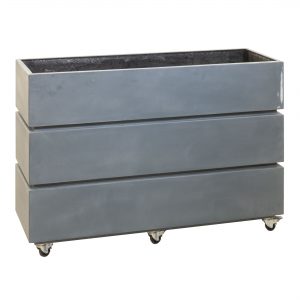 MODULAR TROUGH PLANTER 1200x400x825mm ON CASTERS- Clearance